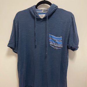 Hooded Adobe Print T-Shirt